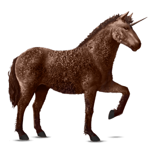 riding unicorn paint horse liver chestnut tobiano