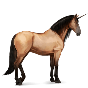 riding unicorn irish hunter dun