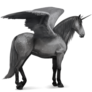 winged riding unicorn irish hunter liver chestnut
