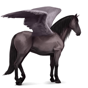 riding pegasus mouse gray