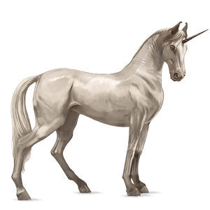 riding unicorn lusitano light gray