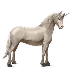 unicorn pony quarter pony cremello