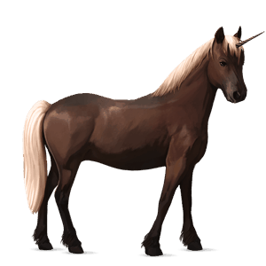 unicorn pony australian pony flaxen chestnut 