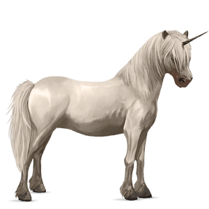 unicorn pony kerry bog mouse gray