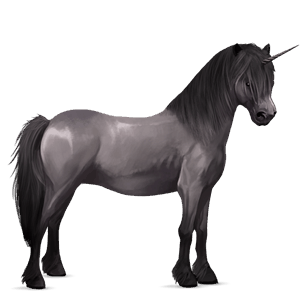unicorn pony kerry bog mouse gray