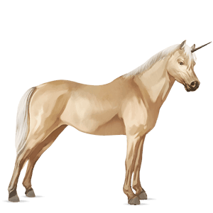 unicorn pony palomino