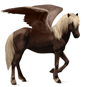 riding pegasus quarter horse flaxen liver chestnut 
