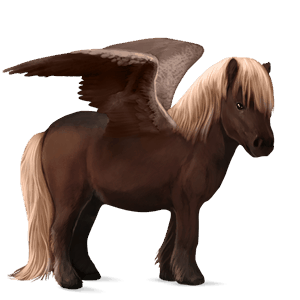 pegasus pony australian pony light gray