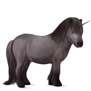 donkey unicorn standard donkey black