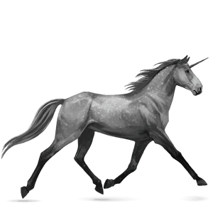 riding unicorn akhal-teke dapple gray