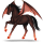 riding pegasus demonic angel