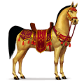 winged riding unicorn desert