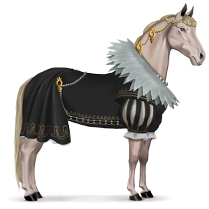 winged riding unicorn anne of austria coat