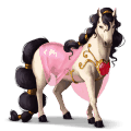 riding unicorn black