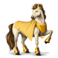riding horse dapple gray