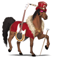 riding horse thoroughbred chestnut