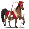 unicorn pony dun tobiano