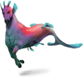 winged riding unicorn arabian horse bay