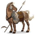 riding unicorn kwpn flaxen liver chestnut 