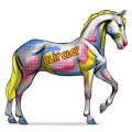 divine horse pop art