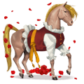 riding unicorn flaxen chestnut 