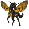 winged unicorn pony  kerry bog palomino