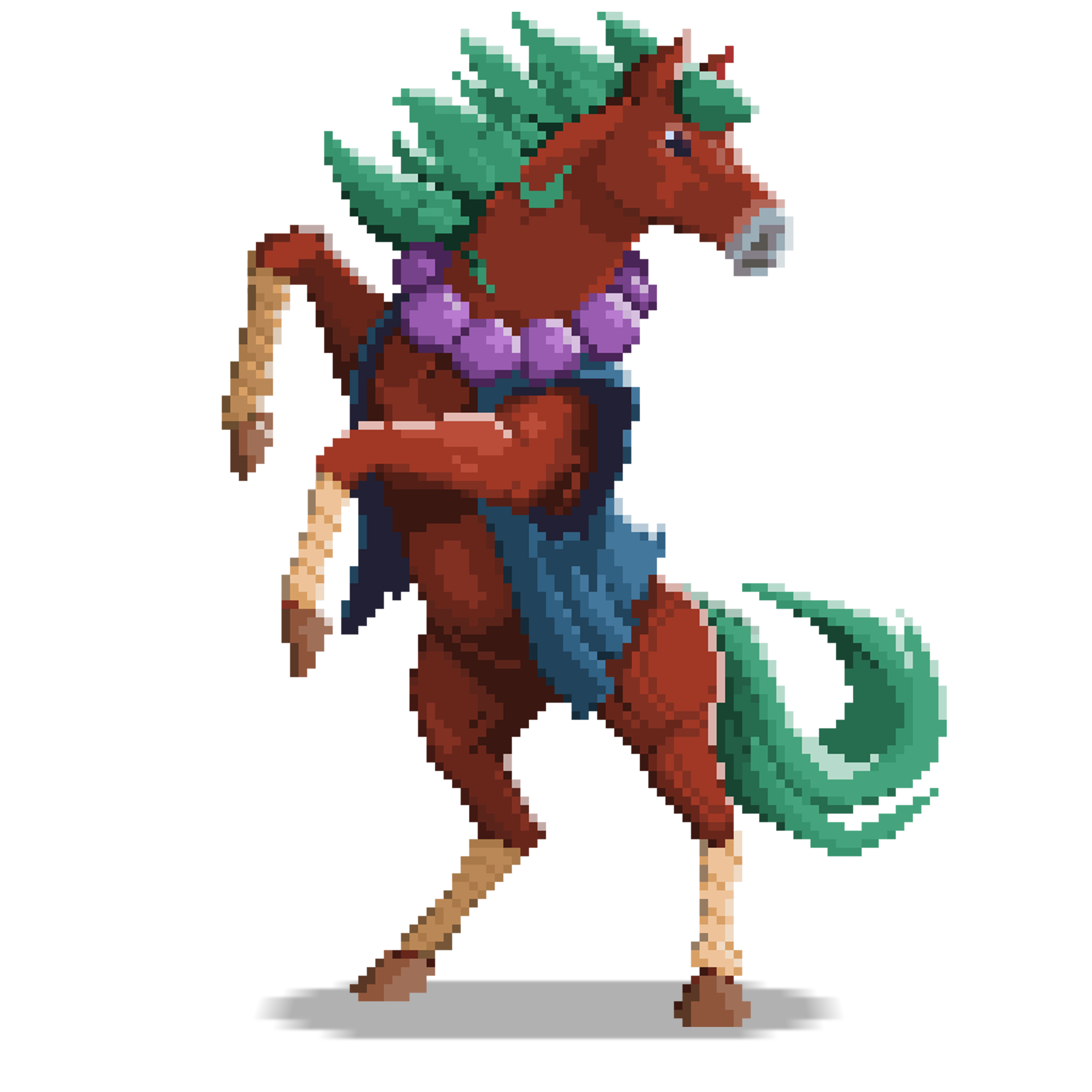 divine horse pixel art