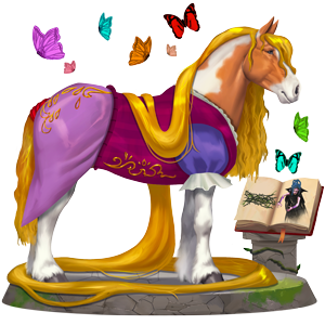 divine horse rapunzel